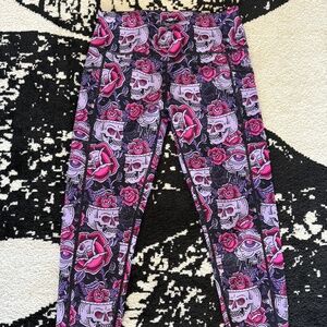 Constantly Varied Gear CVG Tattoo Leggings Full Length Size M